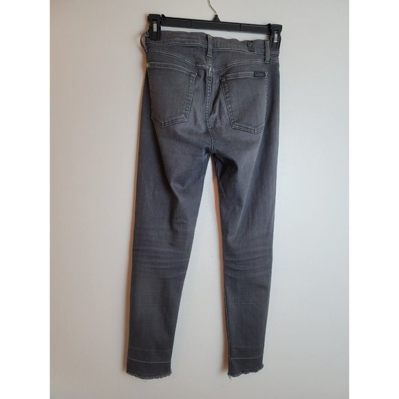 7 for‎ All Mankind Womens 27 Roxanne Stretch  Ankle Black Jeans - Picture 2 of 8